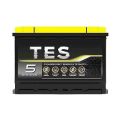 TES 6-СТ 75А/ч-12V ст EN680 обратная 258x175x220