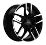 Легковой диск Khomen Wheels KHW1708 6,5x17 5x108 ET33 60,1 Black-FP